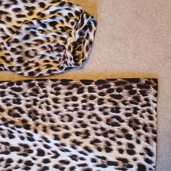 Croft & Barrow leopard print blouse. Size 2X - Picture 10 of 13